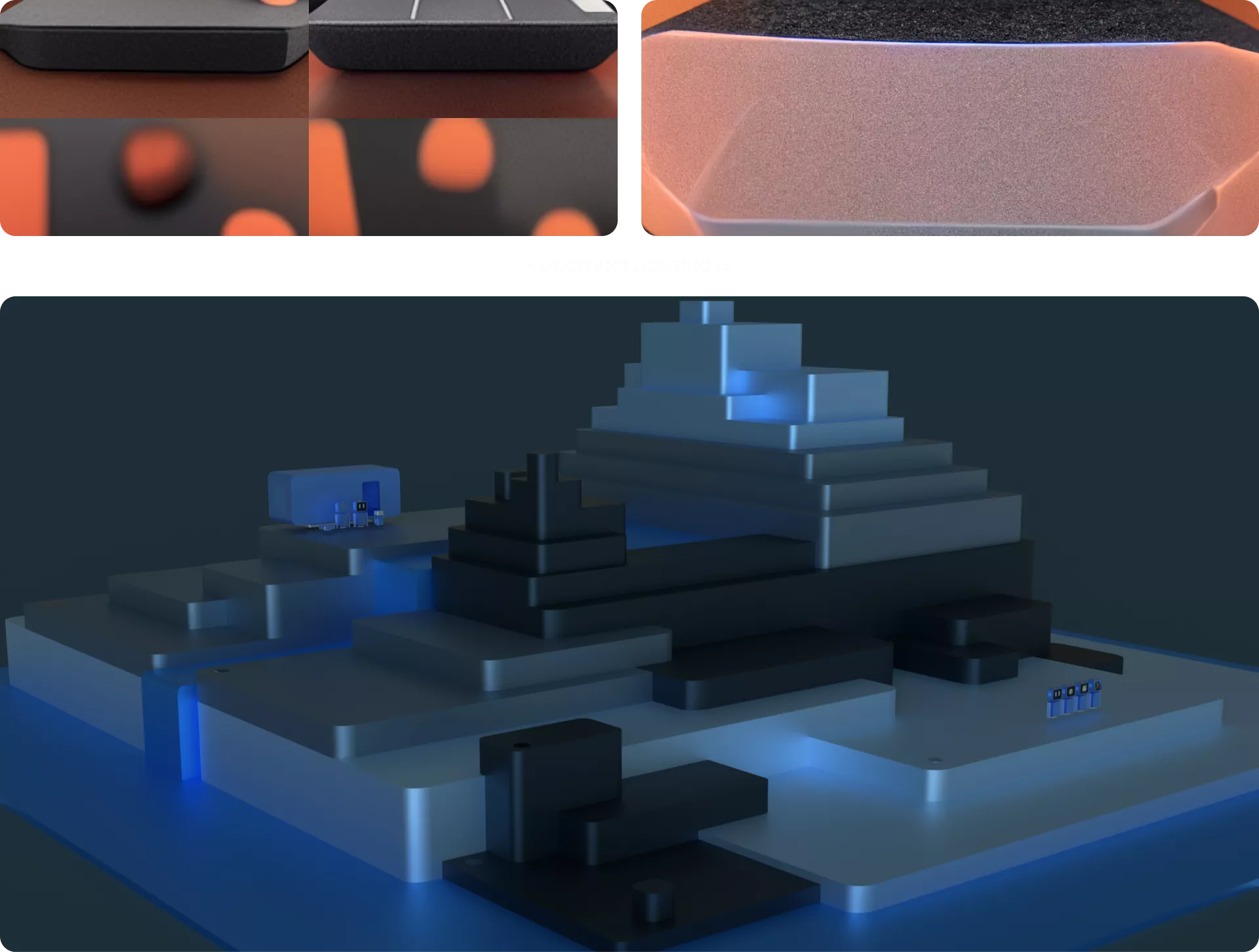 A side-by-side comparison of the generated images and how it influenced the overall lighting and mood of the scene