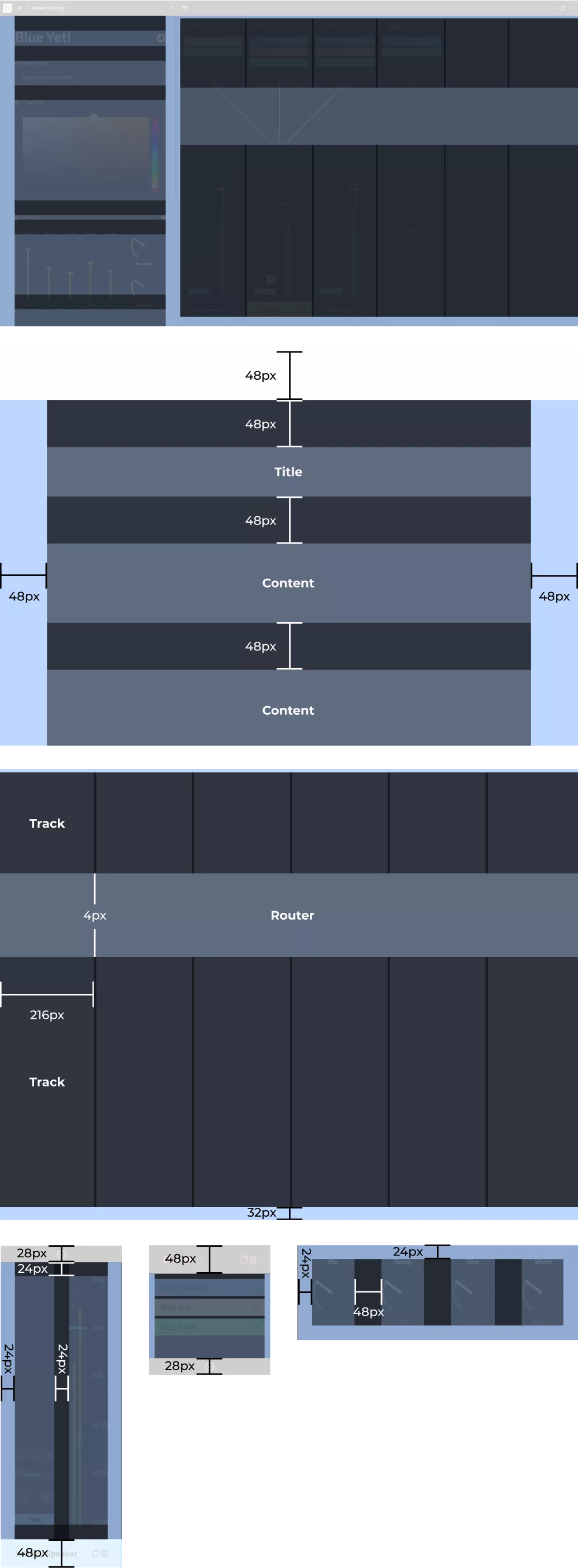 The Angine design system rules and usage for grids