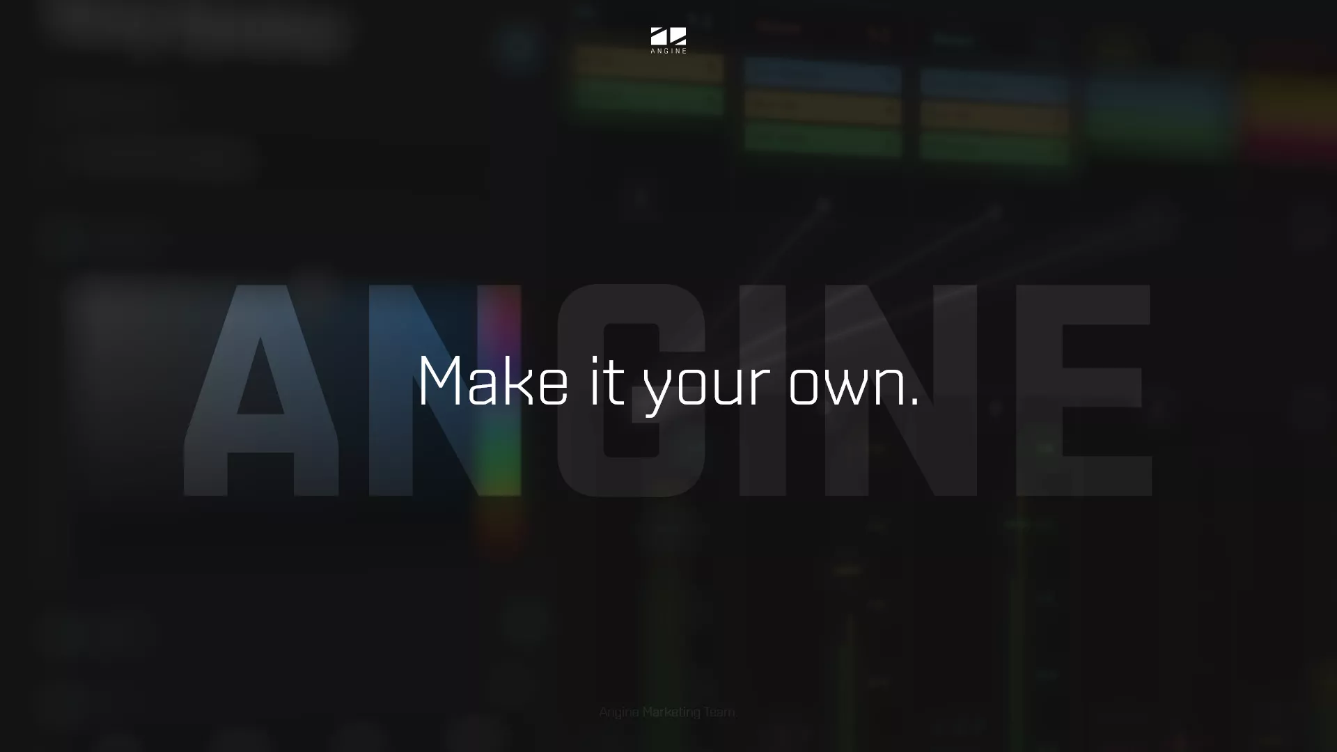 The marketing header image for Angine
