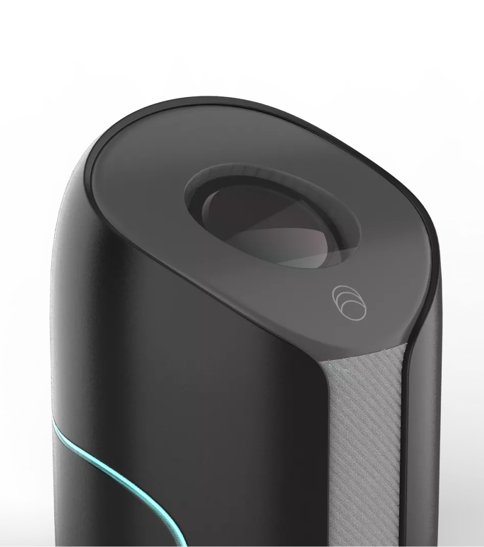 A detailed rendered of the projector